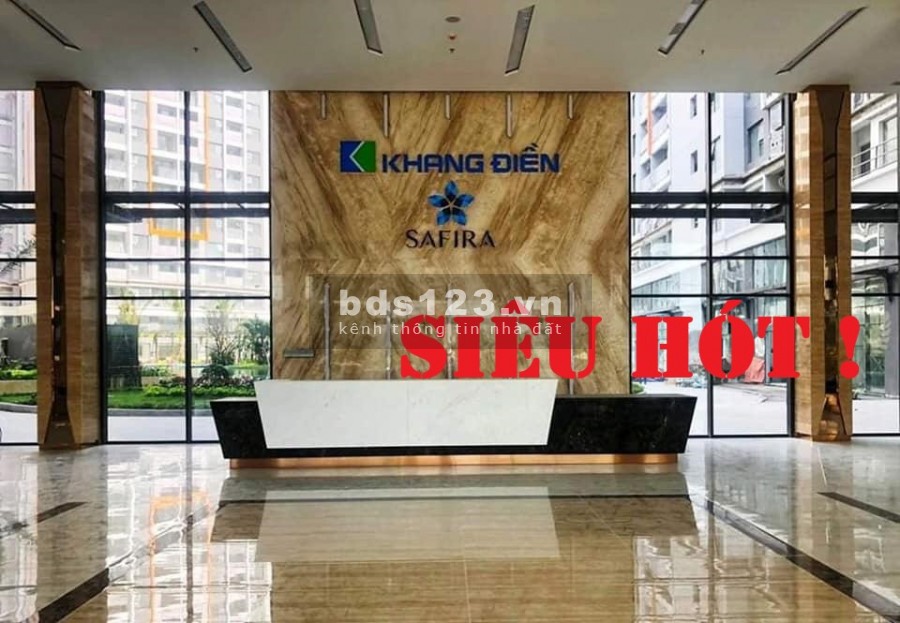 Chính chủ kẹt tiền bán gấp căn hộ 2PN, 2WC SAFIRA KĐ Quận 9 giá 2.5 ty, cam kết giá thật 0764274919