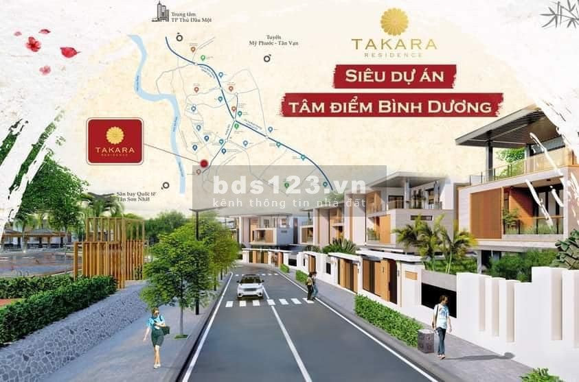 BIỆT THỰ SONG LẬP 336M2 TẠI SIÊU DỰ ÁN TAKARA RESIDENCE, ĐƯỜNG 30/4, CHÁNH NGHĨA, TP TDM