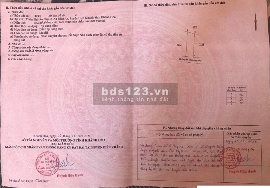 CẦN BÁN LÔ ĐẤT NGAY KHU DÂN CƯ PHÚ ÂN NAM, GIÁ RẺ. ĐƯỜNG BÊTÔNG 5M. 10,5 TR/M2