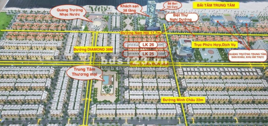 RA MẮT SIÊU PHẨM LIỀN KỀ LK25 LK26 MẶT TIẾP GIÁP BIỂN DỰ ÁN PHƯƠNG ĐÔNG VÂN ĐỒN