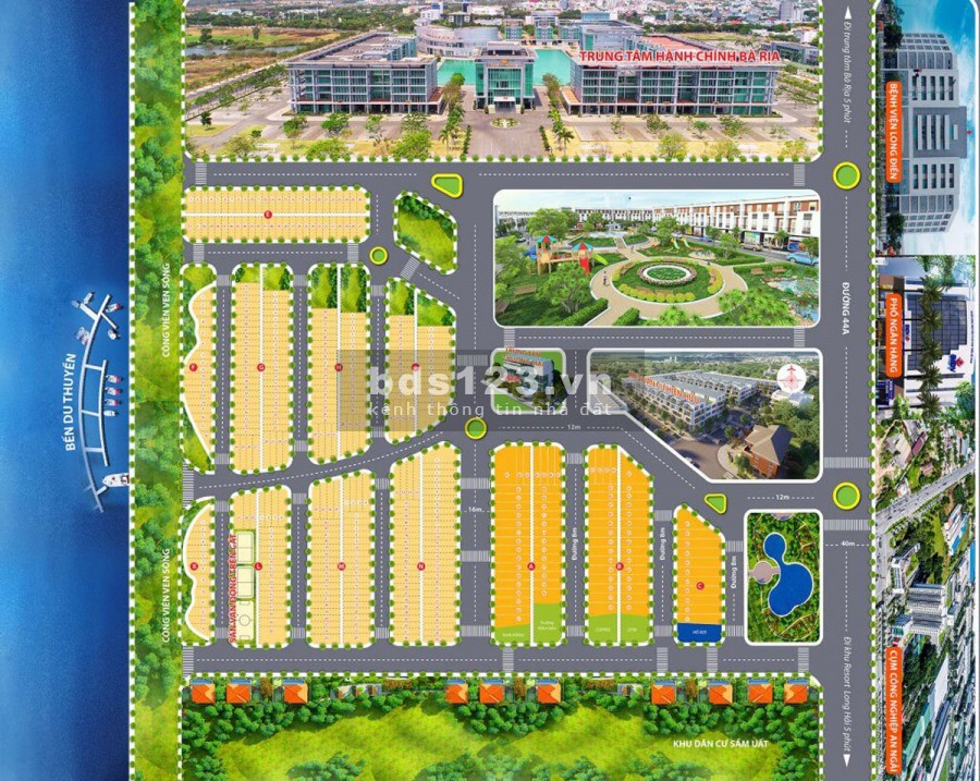 Bán đất dự án Long Hải New City nhận giữ chỗ 50tr/nền ngay hôm nay giá 35tr/m2 Lh 0903 066 813