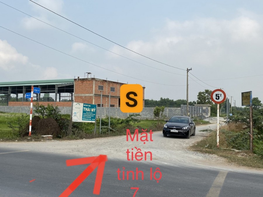 Bán đất MT kênh 17 cách TL 7 chỉ 100m dt 11. 000m2