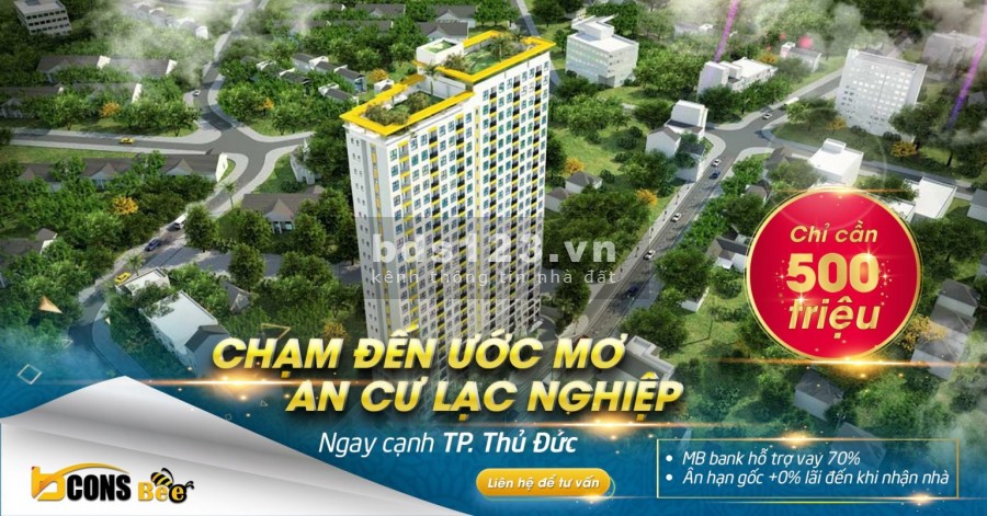 CĂN HỘ BCONS BEE DĨ AN SỞ HỮU NGAY CHỈ 500 TRIỆU/CĂN 2PN 2 WC, GIÁ GỐC CĐT, CHIẾT KHẤU NGAY 4%.