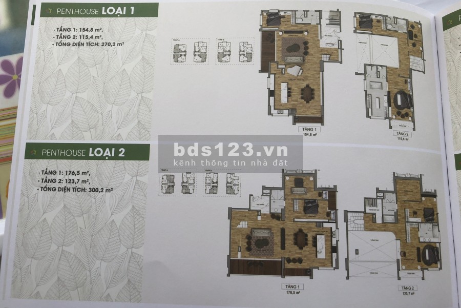 Bán căn hộ Penhouse Duplex chung cư Five Star Khương Đình-Thanh Xuân