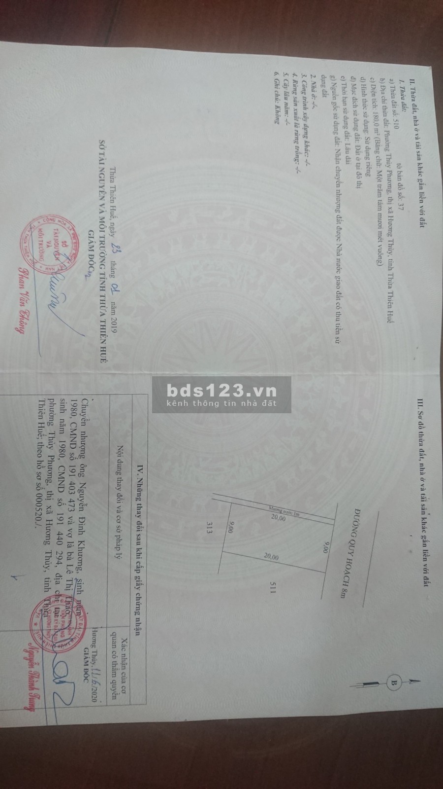  MỘT LÔ ĐẤT ĐẸP KQH THANH LAM 