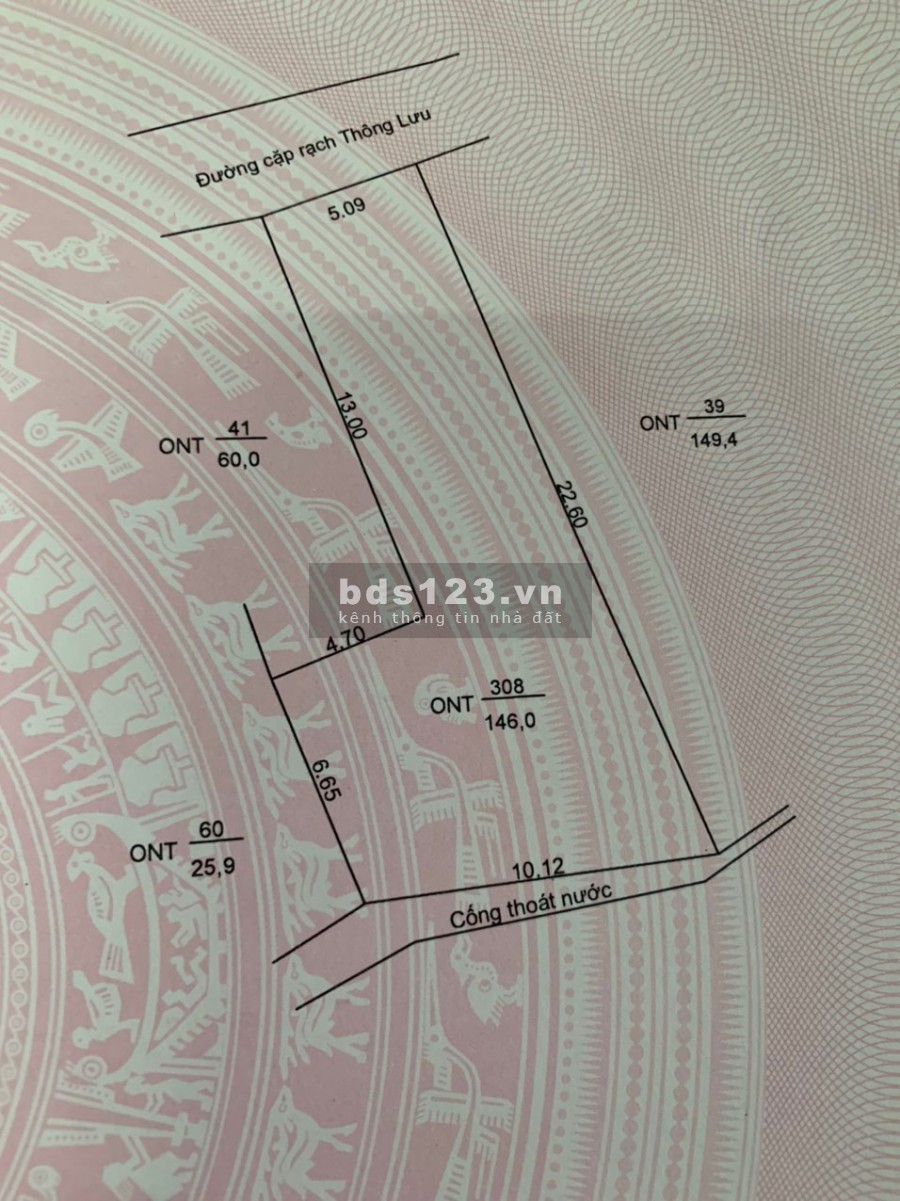 BÁN ĐẤT THÀNH PHỐ LONG XUYÊN 146M2