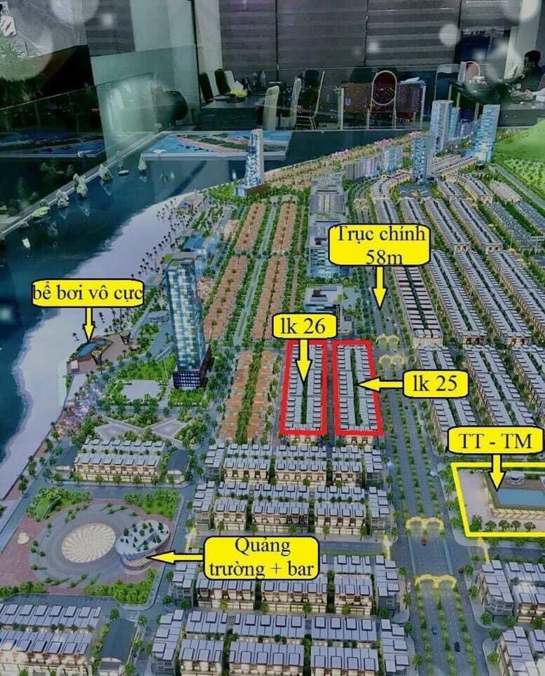 Ra mắt Liền kề 25,26 tại Phương Đông Vân Đồn. Vị trí nằm ngay Bãi tắm và quảng trường nhạc nước.