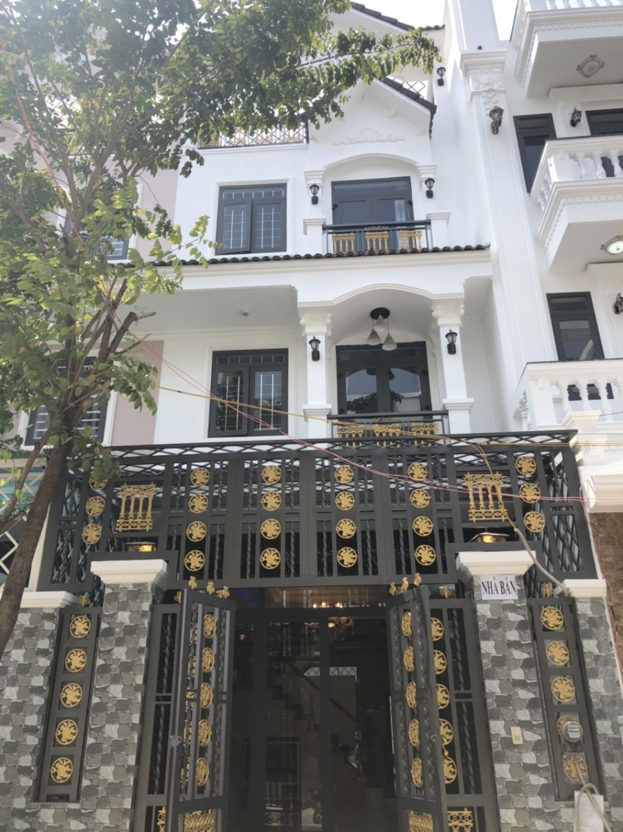 Nhà Phố giá đầu tư, KDC Anh Tuấn, Huỳnh Tấn Phát, Nhà Bè 3 lầu 4PN, giá 5,4 tỷ