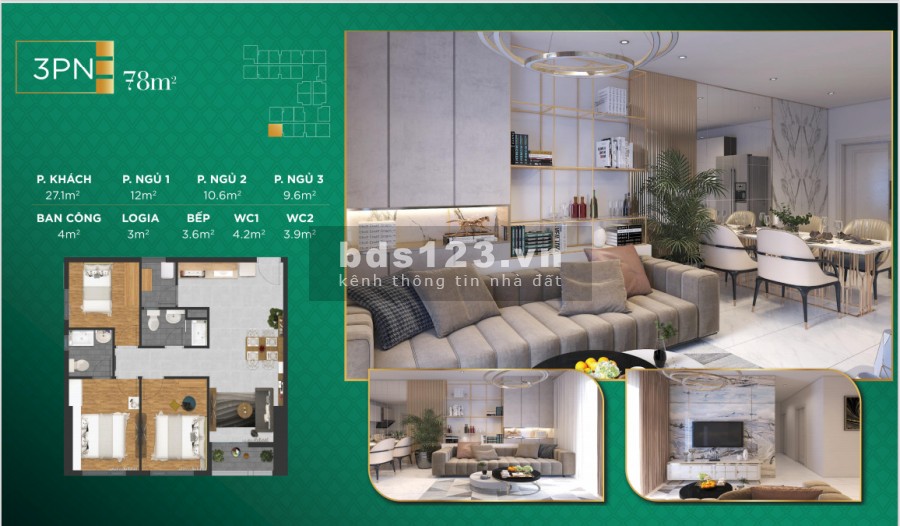 600tr bạn sẽ sở hữu ngay căn hộ có vị trí đắc địa mặt tiền Quốc Lộ 1K