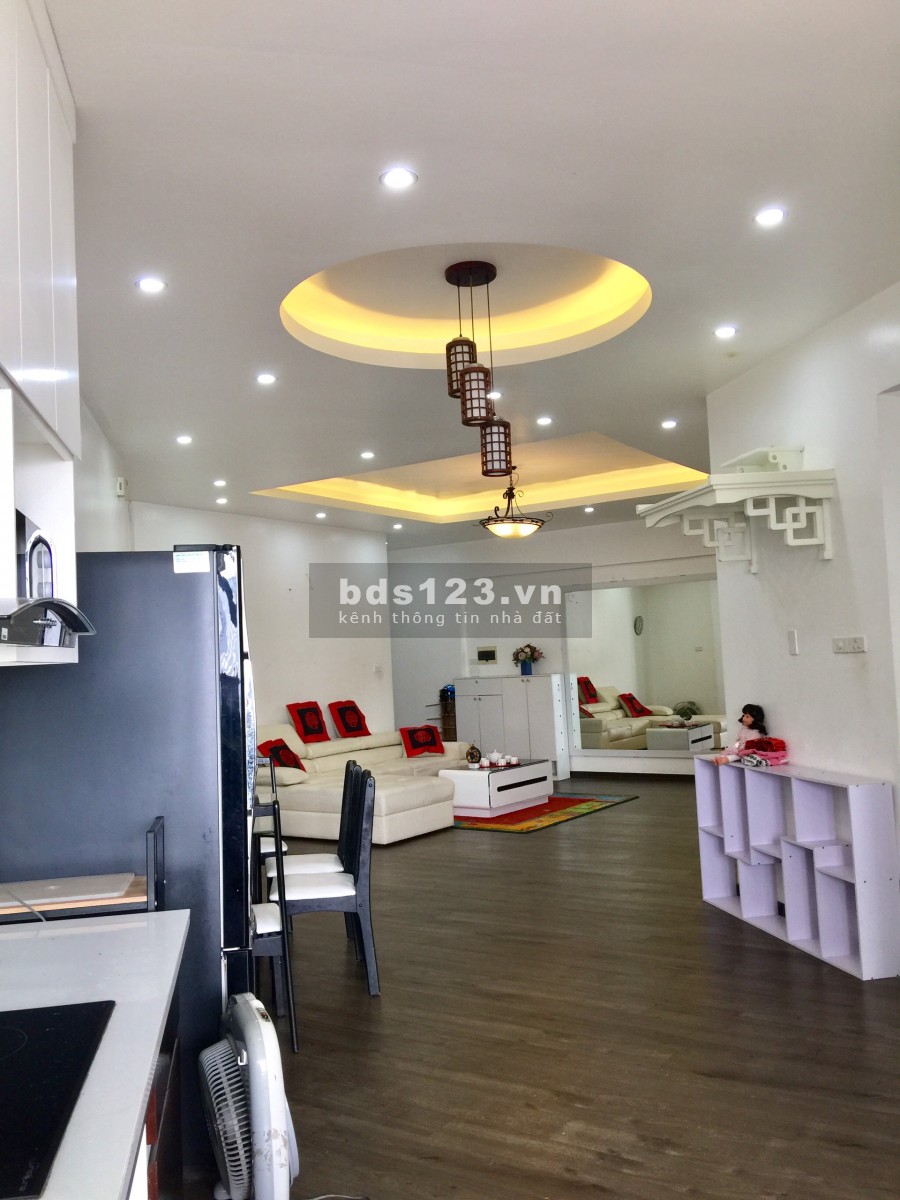 (Nhà Đẹp-Vào Ngay) Cho thuê căn hộ CC 24T2 THCN 3 PN 120m2 FULL nội thất. Giá: 15 Tr/Tháng