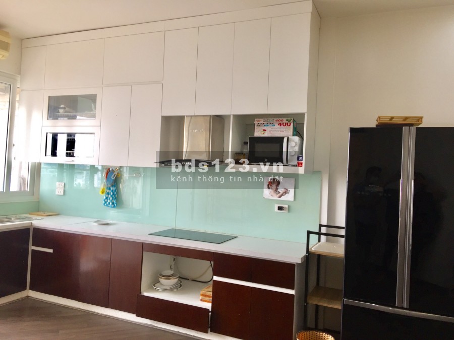 (Nhà Đẹp-Vào Ngay) Cho thuê căn hộ CC 24T2 THCN 3 PN 120m2 FULL nội thất. Giá: 15 Tr/Tháng