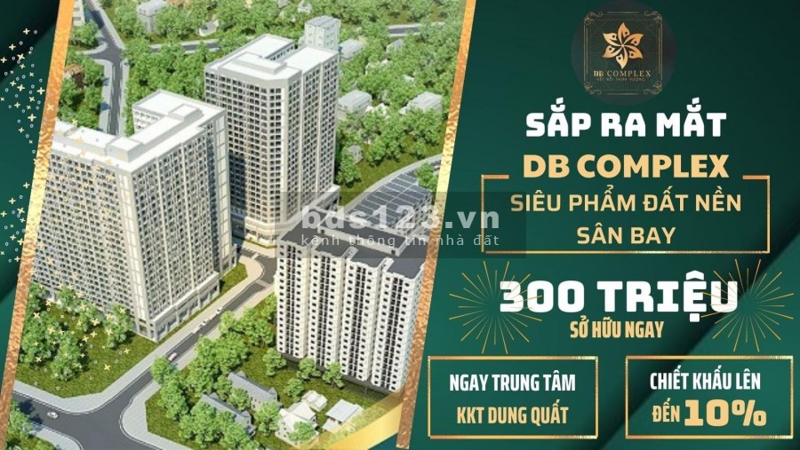 Chỉ 300 triệu sở hữu ngay , Đất nền Sân Bay, chiết khấu 10%
