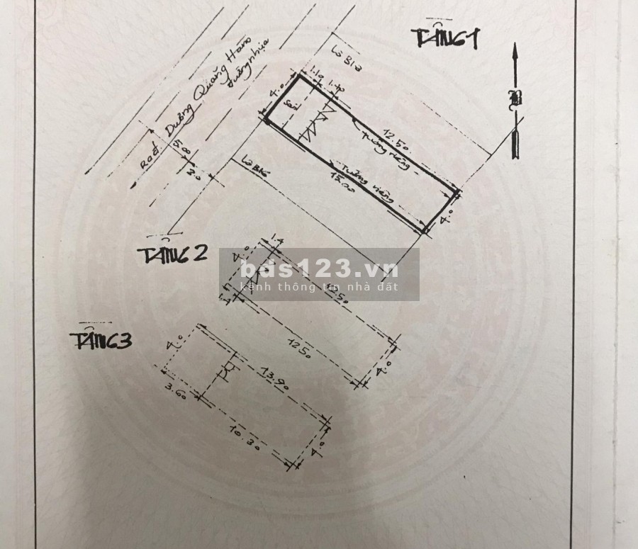 GÒ VẤP, DƯƠNG QUẢNG HÀM, BÁN NHÀ VỊ TRÍ ĐẸP, TS 4x15m CN 60m2