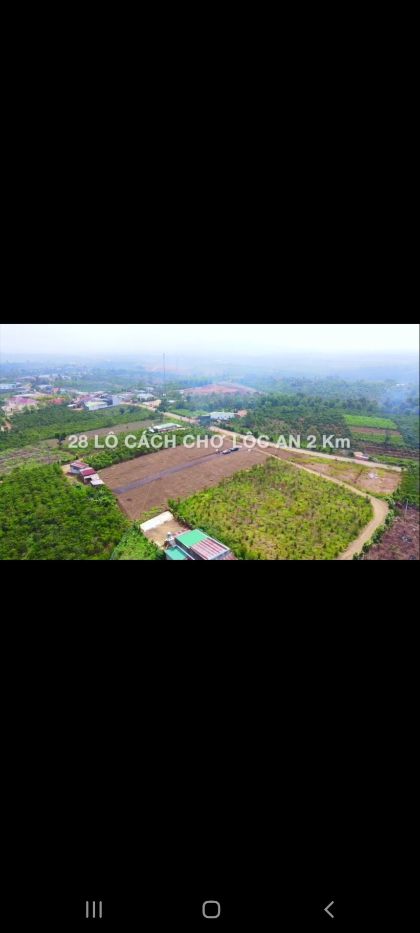 BÁN ĐẤT NỀN THÔN 1 XÃ LỘC AN HUYỆN BẢO LÂM TỈNH LÂM ĐỒNG