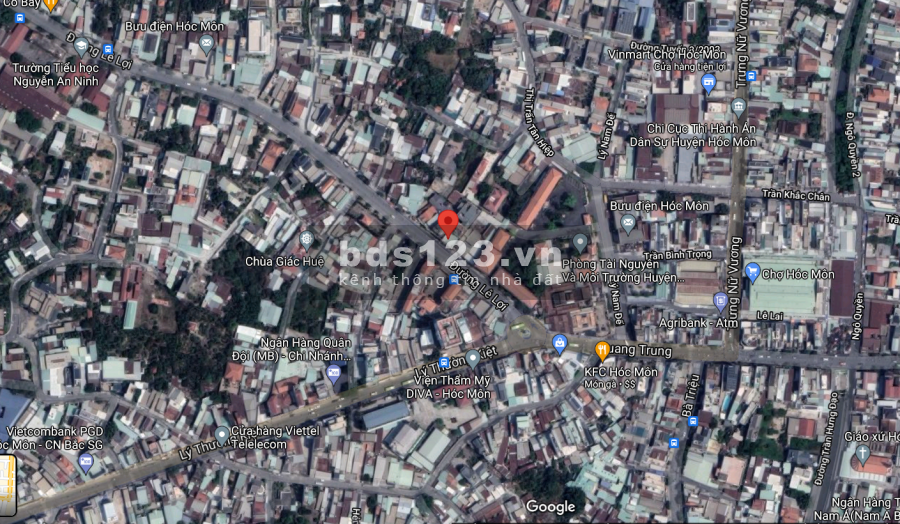 Nhà Mặt tiền đường Lê Lợi Hóc Môn ngộp bank cần thanh lý gấp