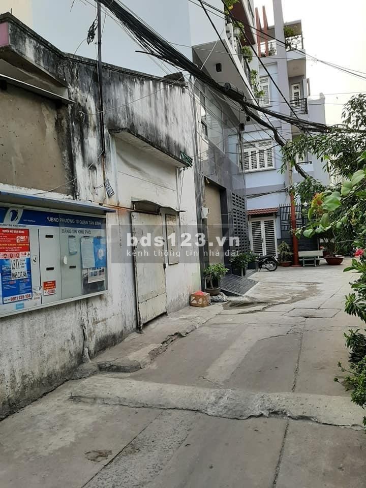 Nhà nát 3MT hẻm 4m Âu Cơ, p10, TB, 8x4.9m, 0938.764.277