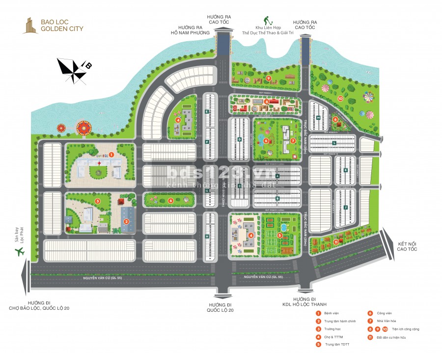 BÁN ĐẤT BẢO LỘC GOLDEN CITY - SỔ CẦM TAY HỖ TRỢ VAY 70% LÃI SUẤT 5%/NĂM
