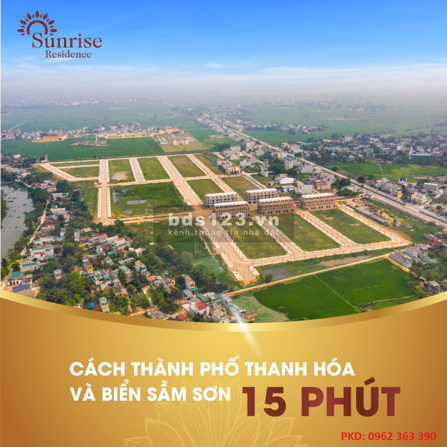 Biệt thự ngoại giao dự án Surise Resedence Quảng Phú, TP Thanh Hóa. Liên hệ: 0962 363 390