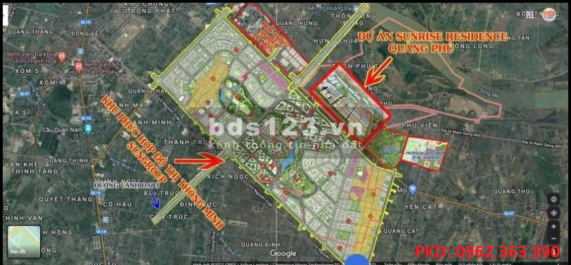 Biệt thự ngoại giao dự án Surise Resedence Quảng Phú, TP Thanh Hóa. Liên hệ: 0962 363 390