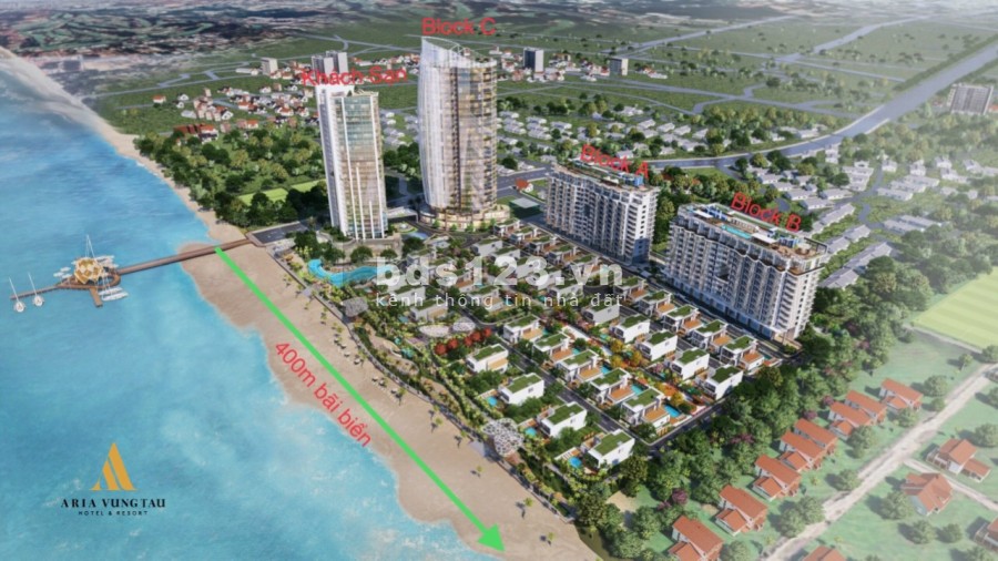 Aria Vũng Tàu mở bán căn 2PN - 91m2, trực diện biển, giá 36 triệu/m2. Liên hệ: 0945821338