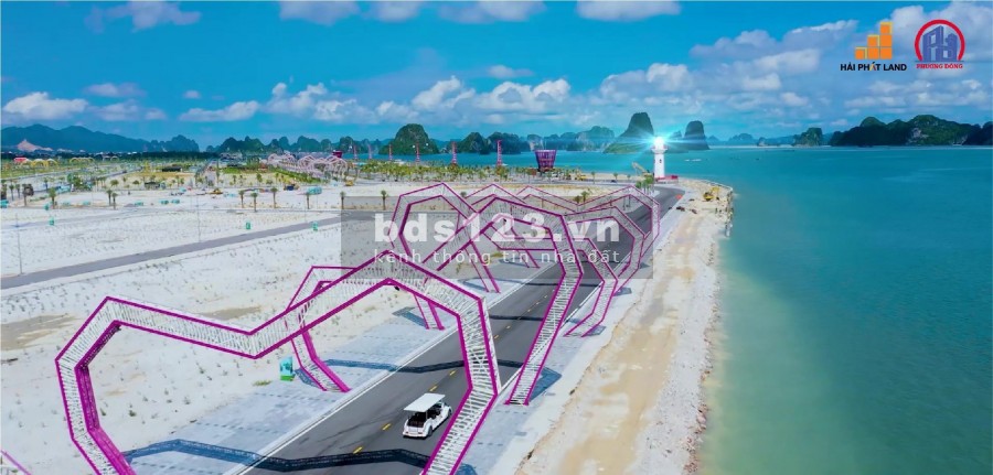 Nhận đặt chỗ dãy liền kề đẹp nhất DA Phương Đông Vân Đồn phía ngoài trục Đại Lộ 58m - LK 25-26