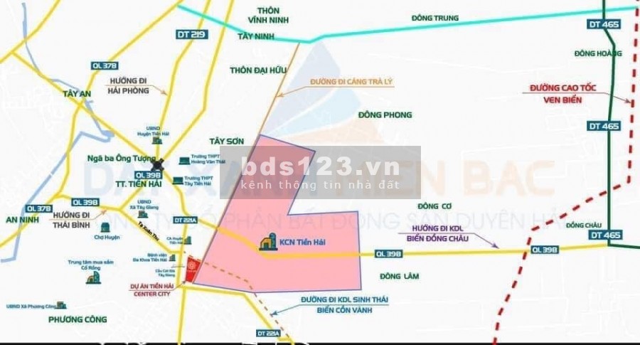 Đất đất giá dự án Trái Diêm 3, Tiền Hải, Thái Bình giá 25tr/m2 Sổ đỏ Kinh doanh tốt