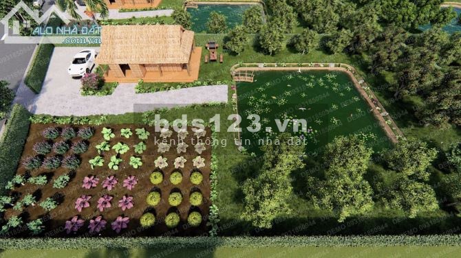 Chỉ 2 tỷ 5, sở hữu ngay nhà vườn nghỉ dưỡng củ chi 1000m2, shr.