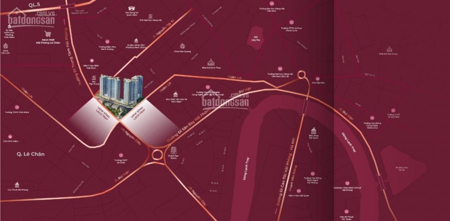 BÁN CĂN HỘ CHUNG CƯ CAO CẤP DỰ ÁN HOÀNG HUY COMMERCE VÕ NGUYÊN GIÁP GẦN AEON MALL, HẢI PHÒNG
