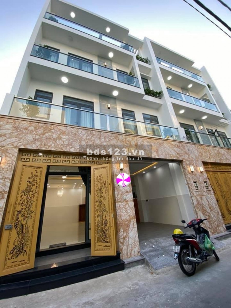 Nhà Bán siêu đẹp (8x10)80m2 4Tầng chỉ 7.9Tỷ, HXH 6m Lê Đức Thọ P6 GV