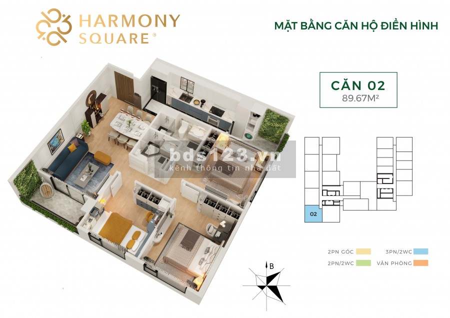 Ra hàng chung cư Nguyễn Tuân chỉ từ 2.8 tỷ 76m2 full nội thất, ls 0% trong 12 tháng. 0918893762