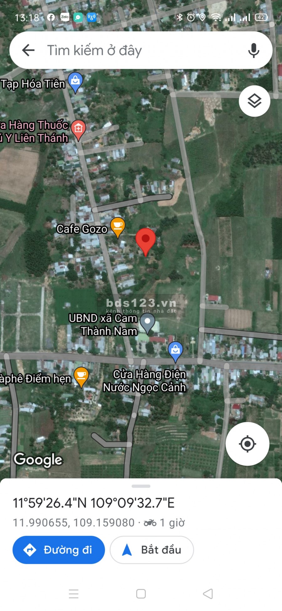 Bán Đất Ngay UBND Xã Cam Thành Nam - Cam Ranh giá 3tr/mv