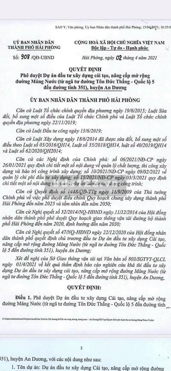 Cần chuyển nhượng lại lô đất kdc Văn Cú, An Đồng, An Dương vuông vắn, địa thế siêu đẹp phong thuỷ tốt