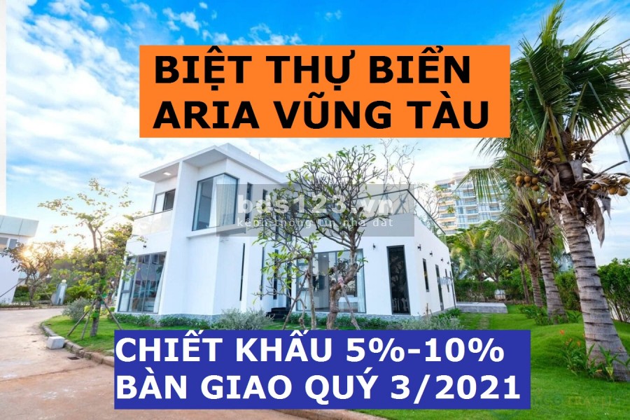 Villa Biển Vũng Tàu, 480m2, Có Hồ Bơi, Giá 18 tỷ, Chiết khấu 5%, Giao Quý 3/2021