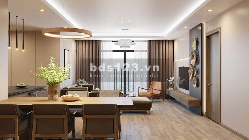 Bán chung cư quận Cầu Giấy 134m2 ban công Đông Bắc tầng trung