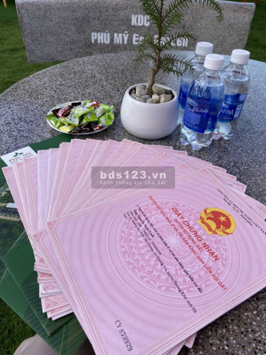 BÁN ĐẤT NỀN PHÚ MỸ ECO GARDEN NGAY ĐƯỜNG HẮC DỊCH
