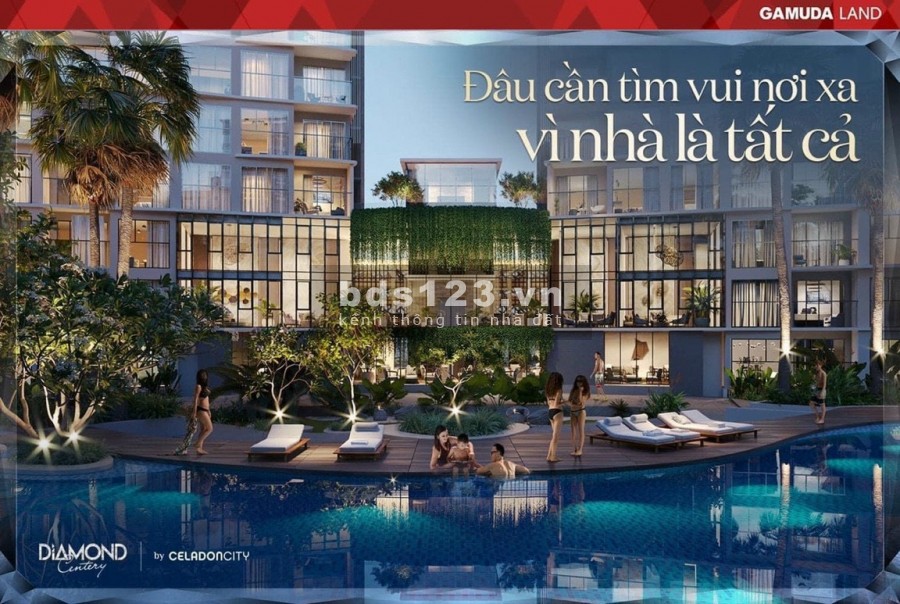 Bán 2pn Diamond Alnata view công viên, giá đầu tư chỉ 4.280 tỷ khu Celadon City 0909.42.8180