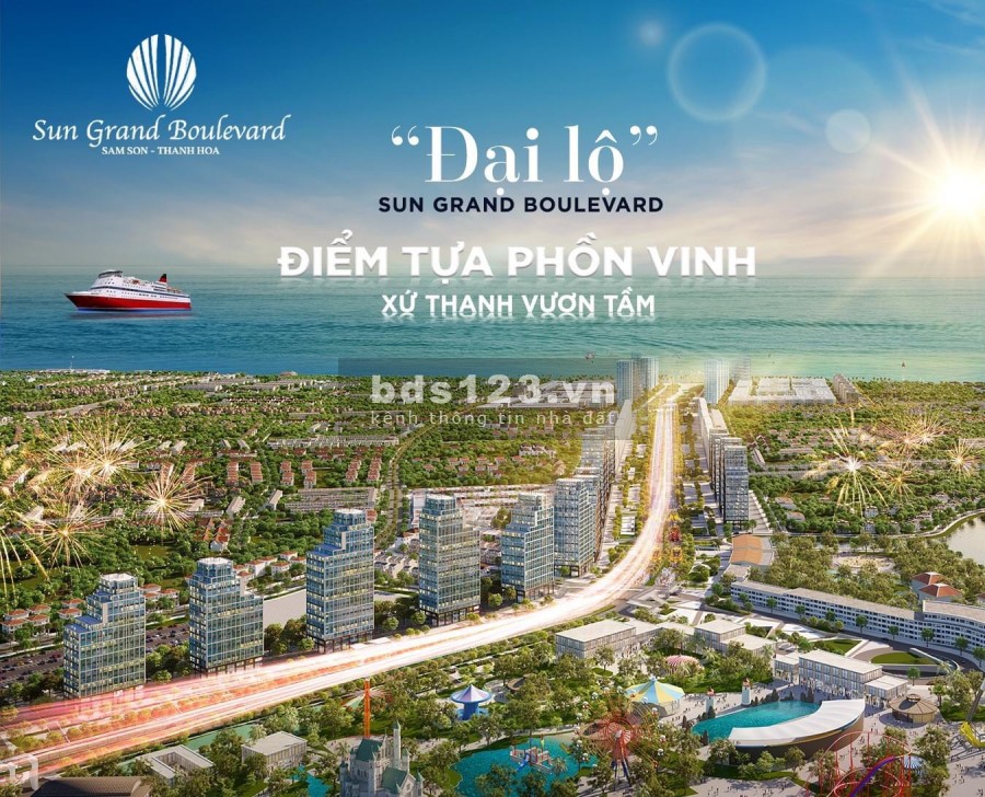 Bán căn shophouse gần khách sạn 50 tầng dự án Sun Grand Boulevard. Lh 0965831118