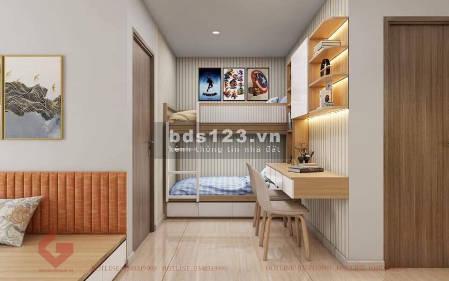Cần bán nhanh căn 1 phòng ngủ cộng 1 giá 1,763 tỷ dự án Vinhomes Smart City.