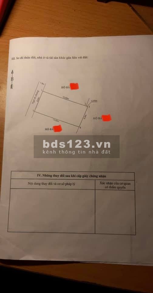 79m2 Đất trung tâm Phường Hùng Vương, Hồng Bàng chỉ 1,25 tỷ