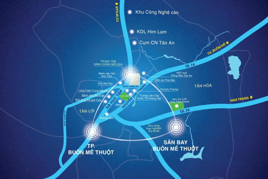 ĐÓN SÓNG ĐẦU TƯ BĐS CÔNG NGHIỆP BẰNG QUỸ ĐẤT NỀN SỔ ĐỎ LIỀN KỀ KCN LỚN NHẤT TÂY NGUYÊN