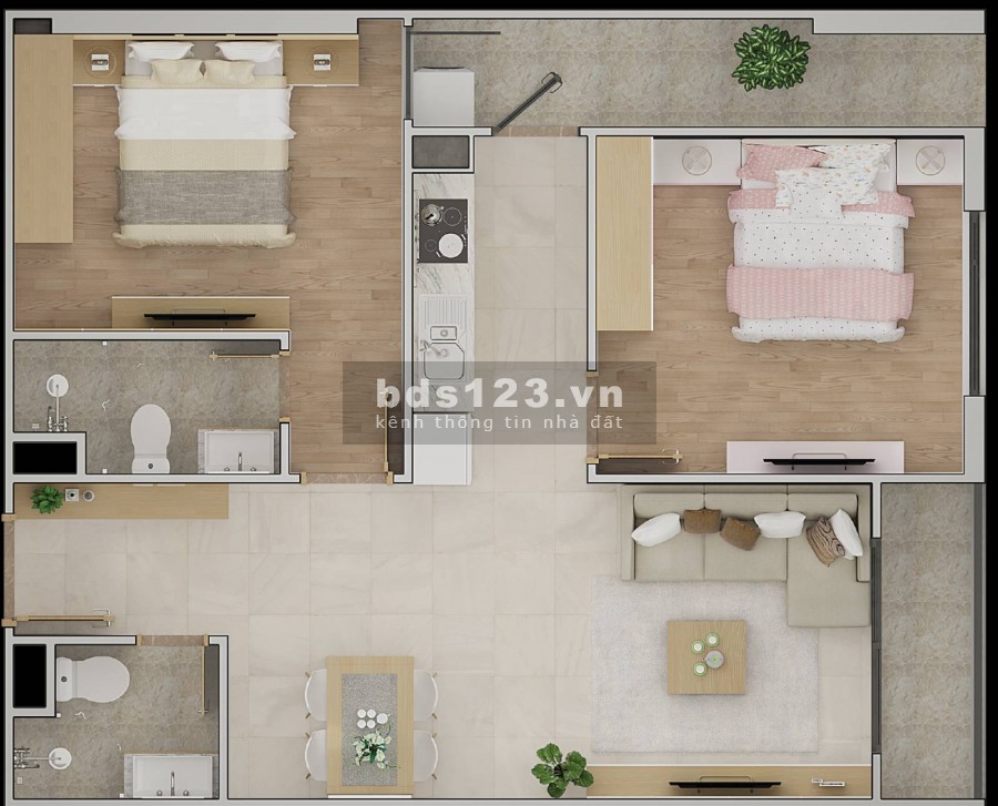 Bán chung cư giá rẻ Rose Town Quận Hoàng Mai, chỉ từ 1,7 tỷ