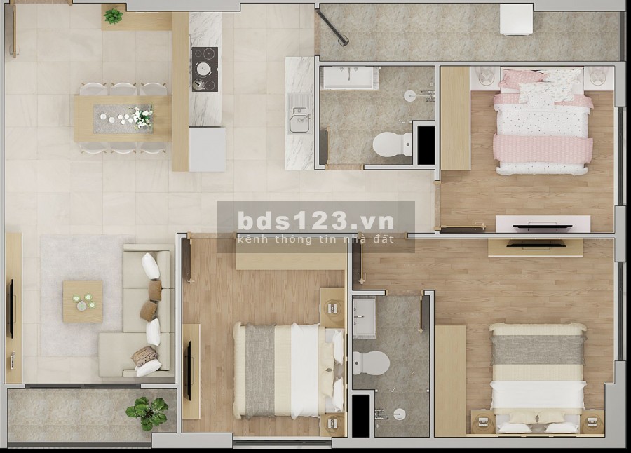 Bán chung cư giá rẻ Rose Town Quận Hoàng Mai, chỉ từ 1,7 tỷ