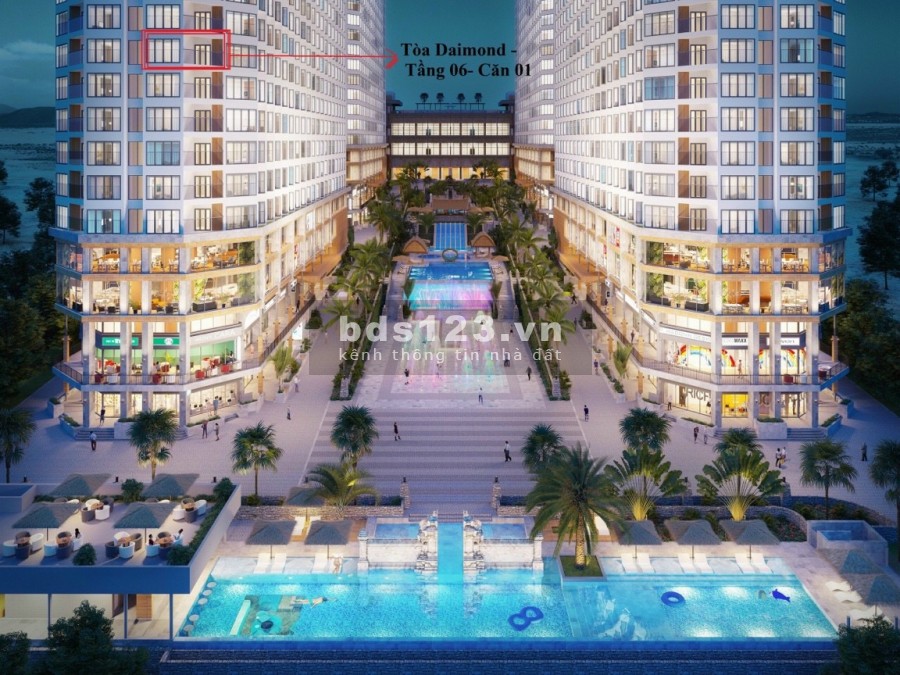Duy nhất căn góc trực diện biển suất nội bộ D0601
