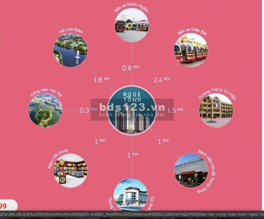 Bán chung cư giá rẻ Rose Town Quận Hoàng Mai, chỉ từ 1,7 tỷ