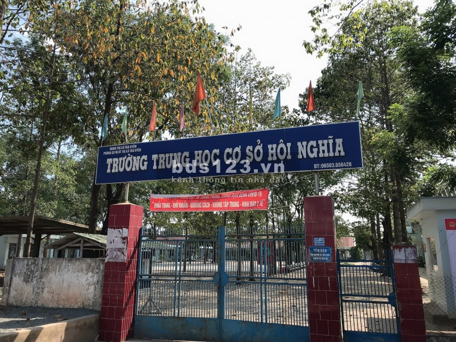 Bán đất, ngay sau trường THCS Hội Nghĩa, thị xã Tân Uyên, 100m2, giá 850 triệu