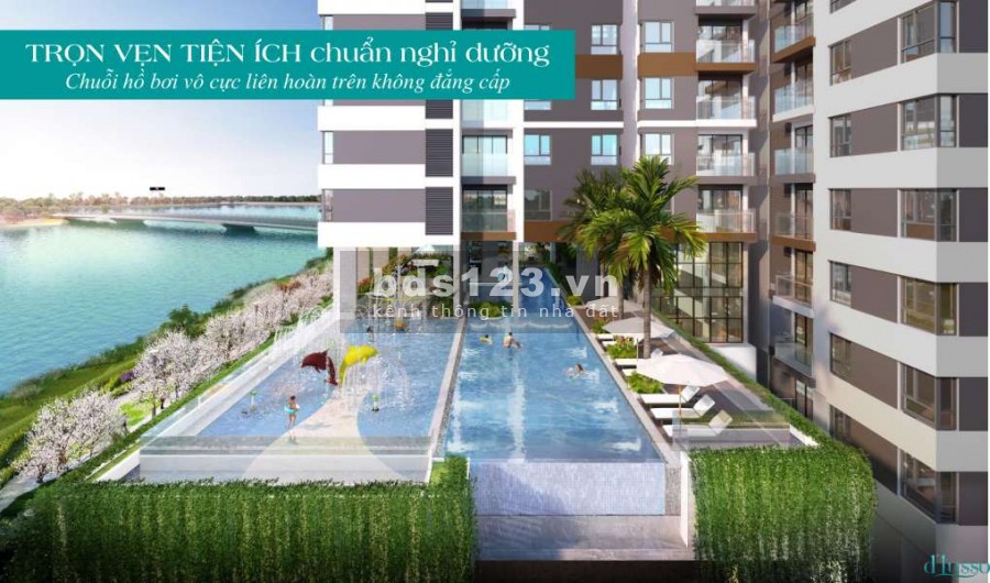 CĂN HỘ D’LUSSO QUẬN 2. BÁN CĂN A**06, 2PN=68.5M2. THU NÉT 200 TRIỆU. NHẬN NHÀ NĂM NAY.