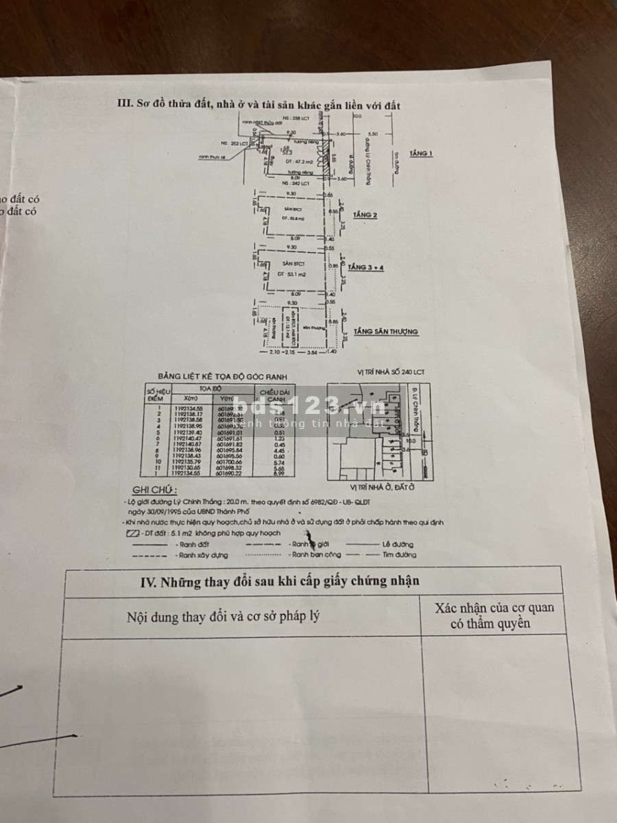 Siêu phẩm mt Lý Chính Thắng(6x10m)Quận 3, trệt, 4 lầu, đoạn 2 chiều