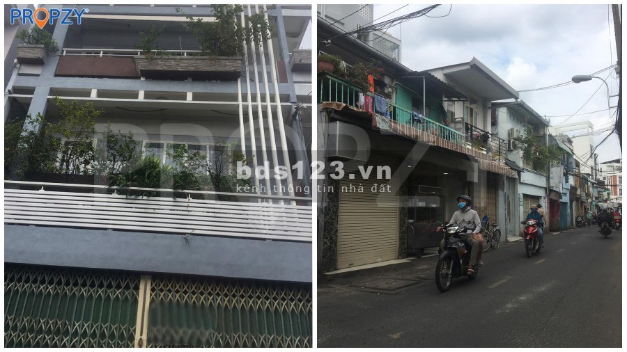 NHÀ 3 MẶT TIỀN, MẶT TIỀN ĐƯỜNG VÀ 2 MẶT HẺM HAI BÊN F.9 - Q.3