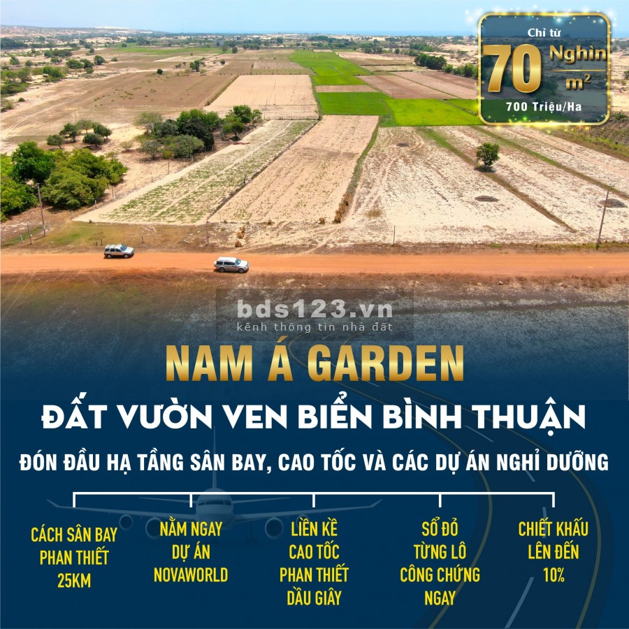 Đất huyện Bắc Bình, tỉnh Bình Thuận, DT 11.000m2 , sổ đỏ công chứng. Giá từ 70.000vnđ/m2