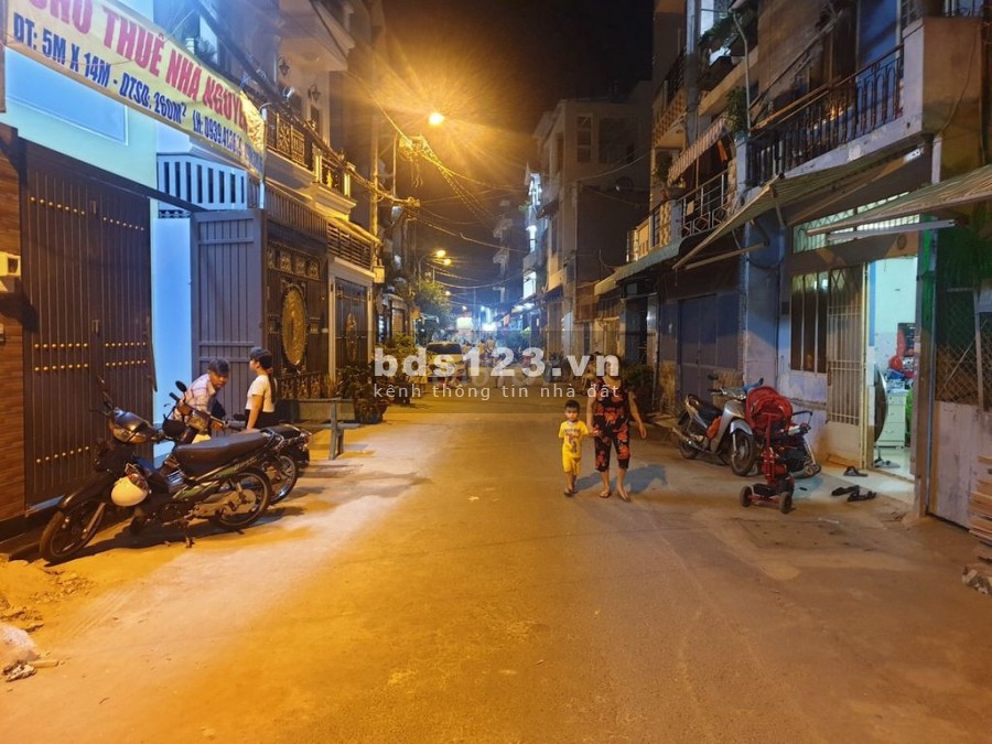 Nhà nguyên căn đường Phạm Văn Chiêu, 5 x14m, 1tr 1 lửng 2 lầu ST, 5p